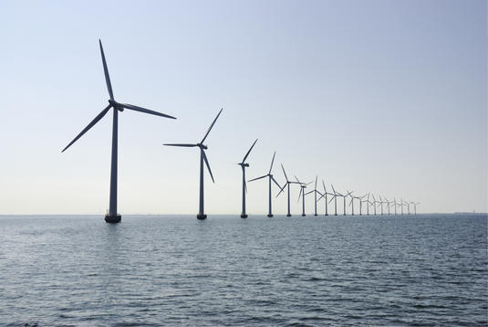 Wind turbine landscape