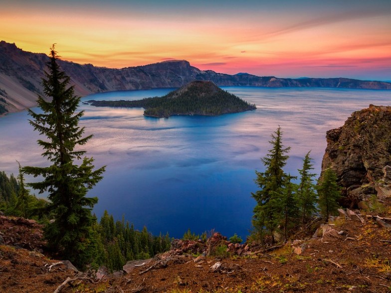 Crater Lake National Park in Oregon