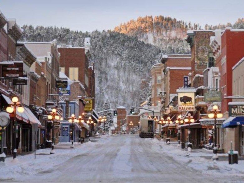 Winter in Deadwood, South Dakota