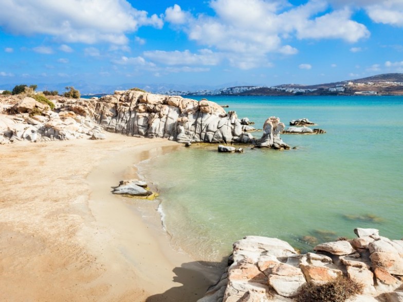 Kolimbithres Beach on Paros Island, Greece