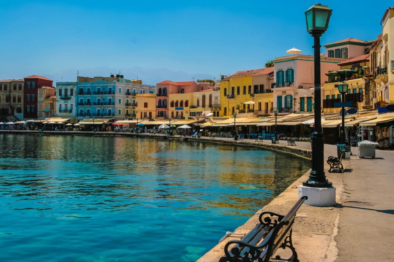 Chania promenade, Crete, Greece