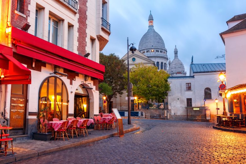 Montmartre in Paris, France