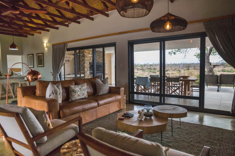 Living room with gorgeous mountain views