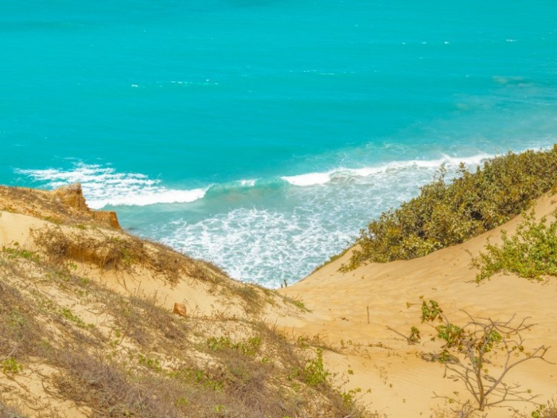 Dunes and Ocean Jericoacoara Brazil