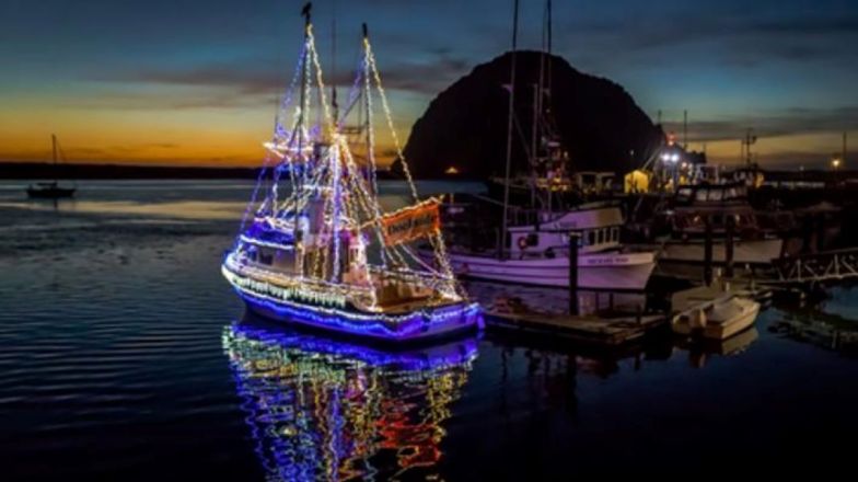 Morro Bay Lighted Boat Parade, Morro Bay, California