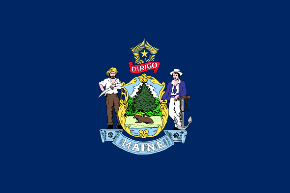 flag maine