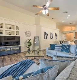 Interior living room of rental home